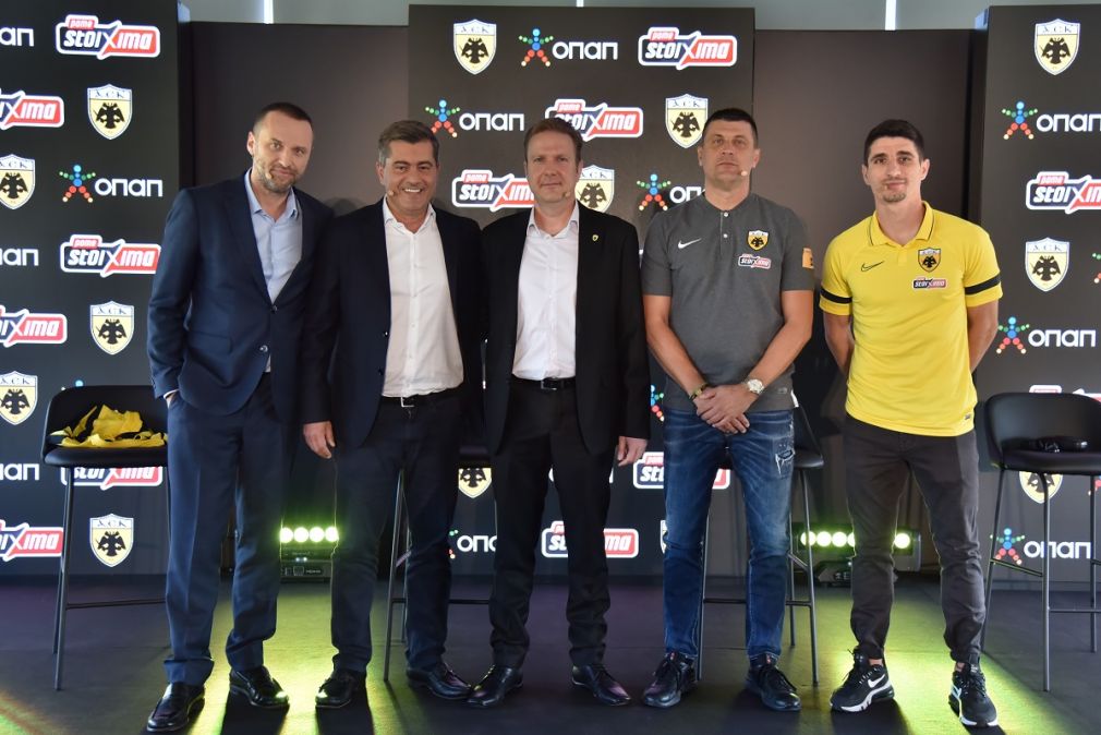 ΟΠΑΠ και ΠΑΕ ΑΕΚ συνεχίζουν μαζί για έβδομη συνεχή σεζόν - Το ΠΑΜΕ ΣΤΟΙΧΗΜΑ στην επίσημη εμφάνιση της ομάδας