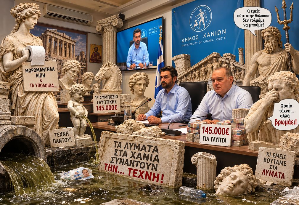 148.800 ευρώ για γλυπτά – Για τα λύματα θα κάνουμε… Συμπόσιο;