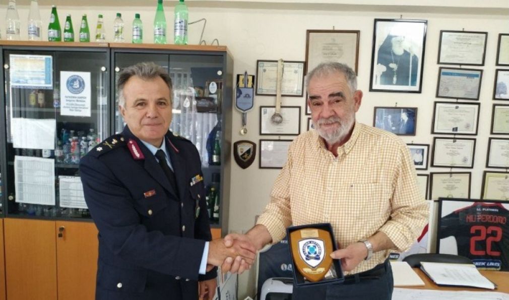 Η δωρεά της ETANAΠ-ΣΑΜΑΡΙΑ στην Αστυνομική Διεύθυνση Χανίων
